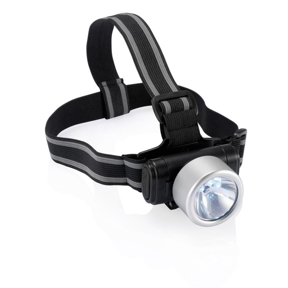 Logotrade promotional gift image of: Everest headlight, silver