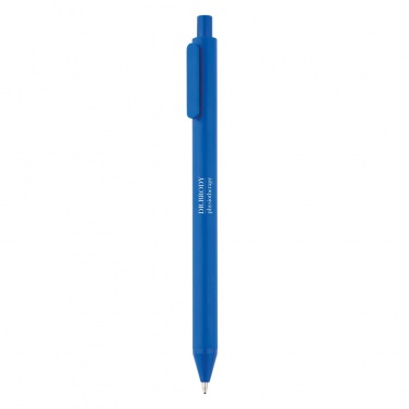 Logo trade corporate gifts picture of: X1 pen, blue