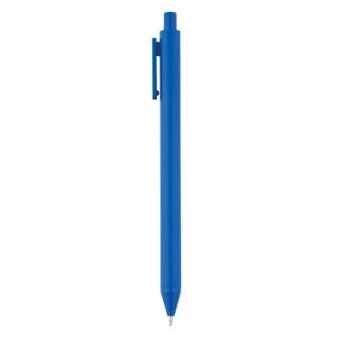 Logo trade promotional giveaways image of: X1 pen, blue