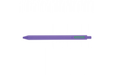 Logo trade promotional giveaways picture of: X1 pen, purple