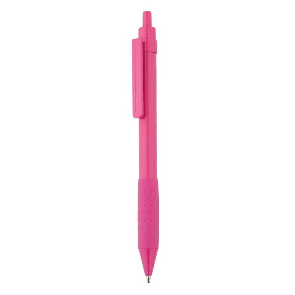 Logo trade promotional giveaway photo of: X2 pen, pink