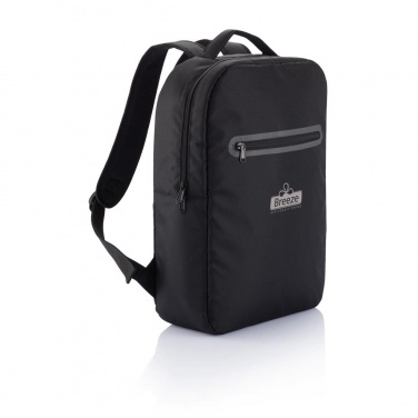 Logotrade advertising product image of: London laptop backpack PVC free, black