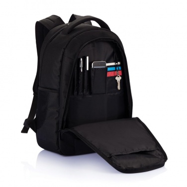 Logo trade promotional gifts picture of: Boardroom laptop backpack PVC free, black