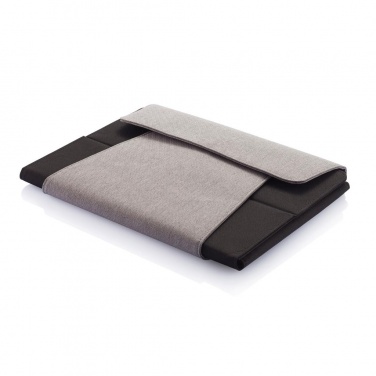 Logotrade promotional product image of: Seattle 9-10” tablet portfolio, grey/black