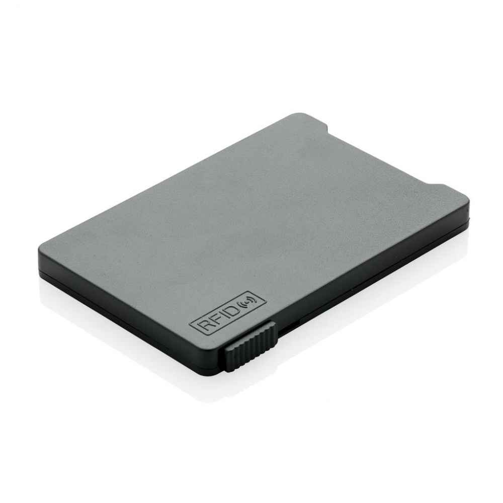 Logo trade promotional giveaways picture of: Multiple cardholder with RFID anti-skimming, black