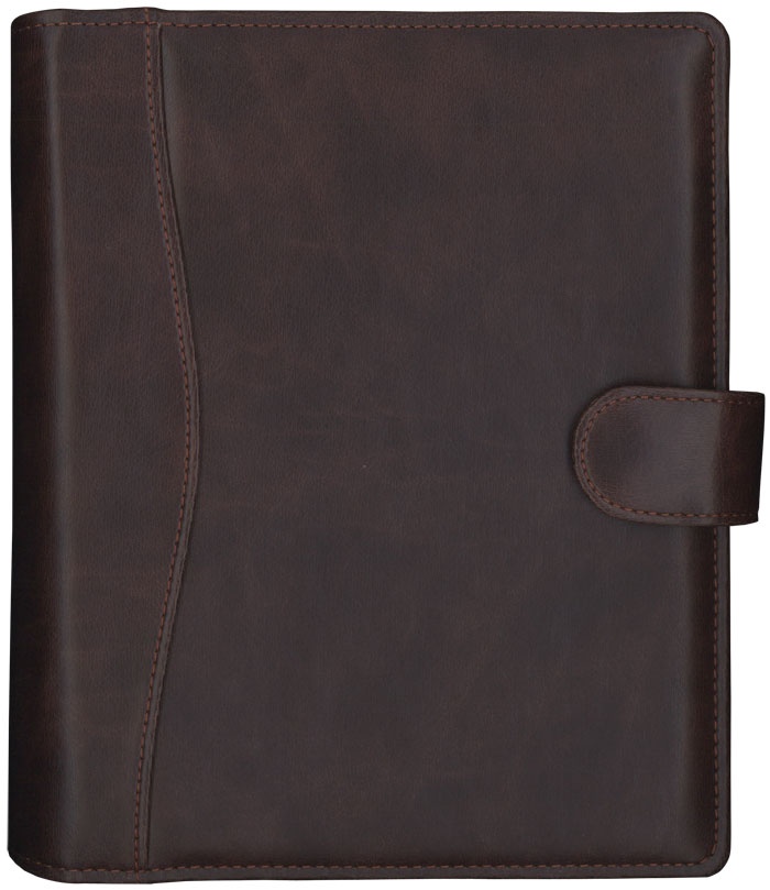 Logotrade promotional product picture of: Calendar Time-Master Maxi artificial leather brown