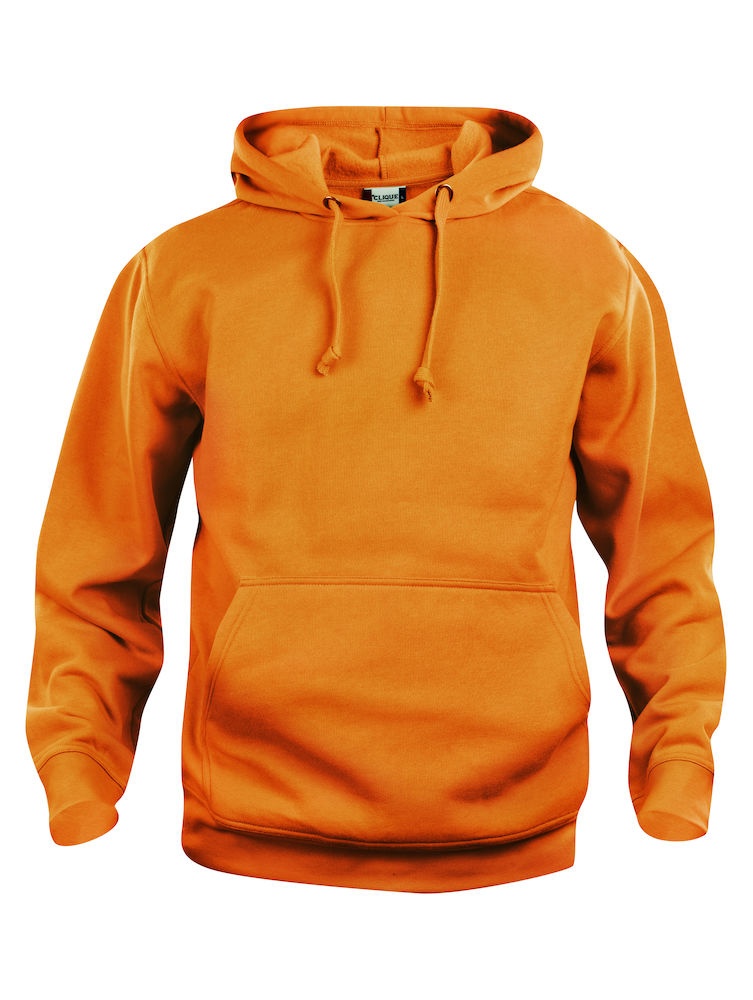 Logo trade advertising products image of: Trendy Basic hoody, orange