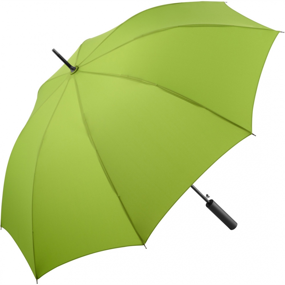 Logo trade promotional giveaways image of: AC regular umbrella, light green