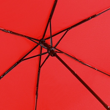 Logo trade promotional merchandise photo of: Mini umbrella Safebrella® LED light 5171, Red