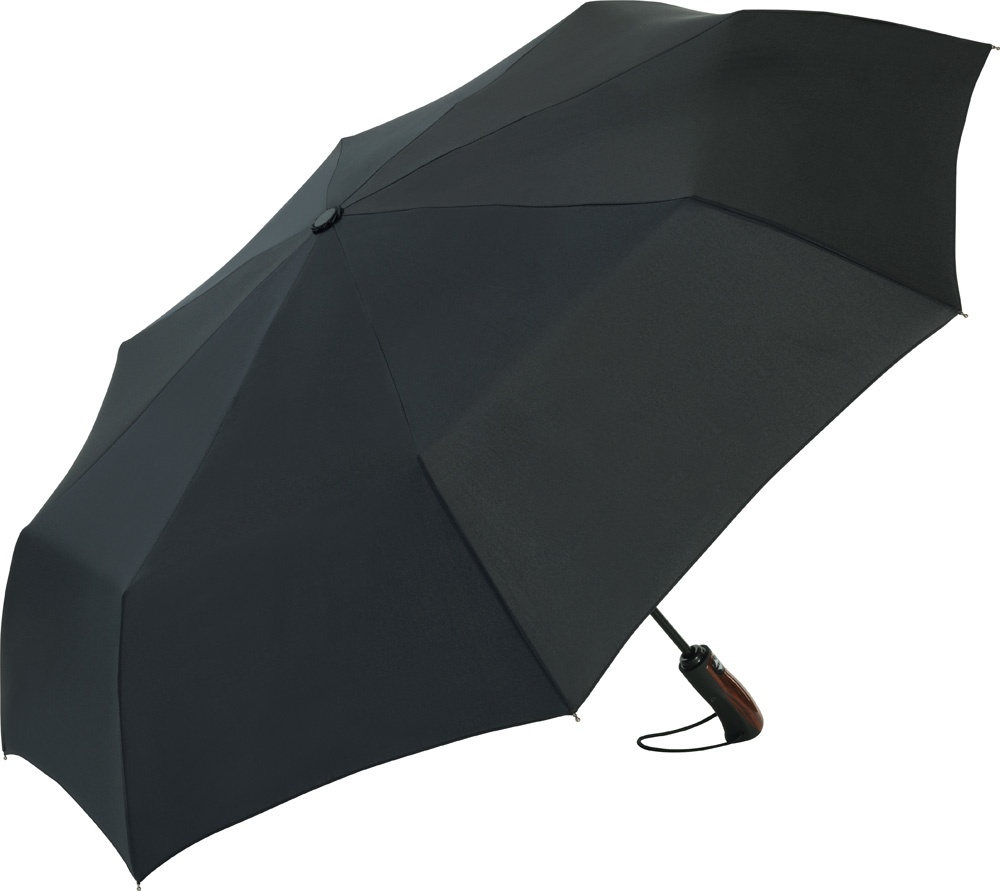 Logo trade corporate gift photo of: AOC oversize mini umbrella Stormmaster, black