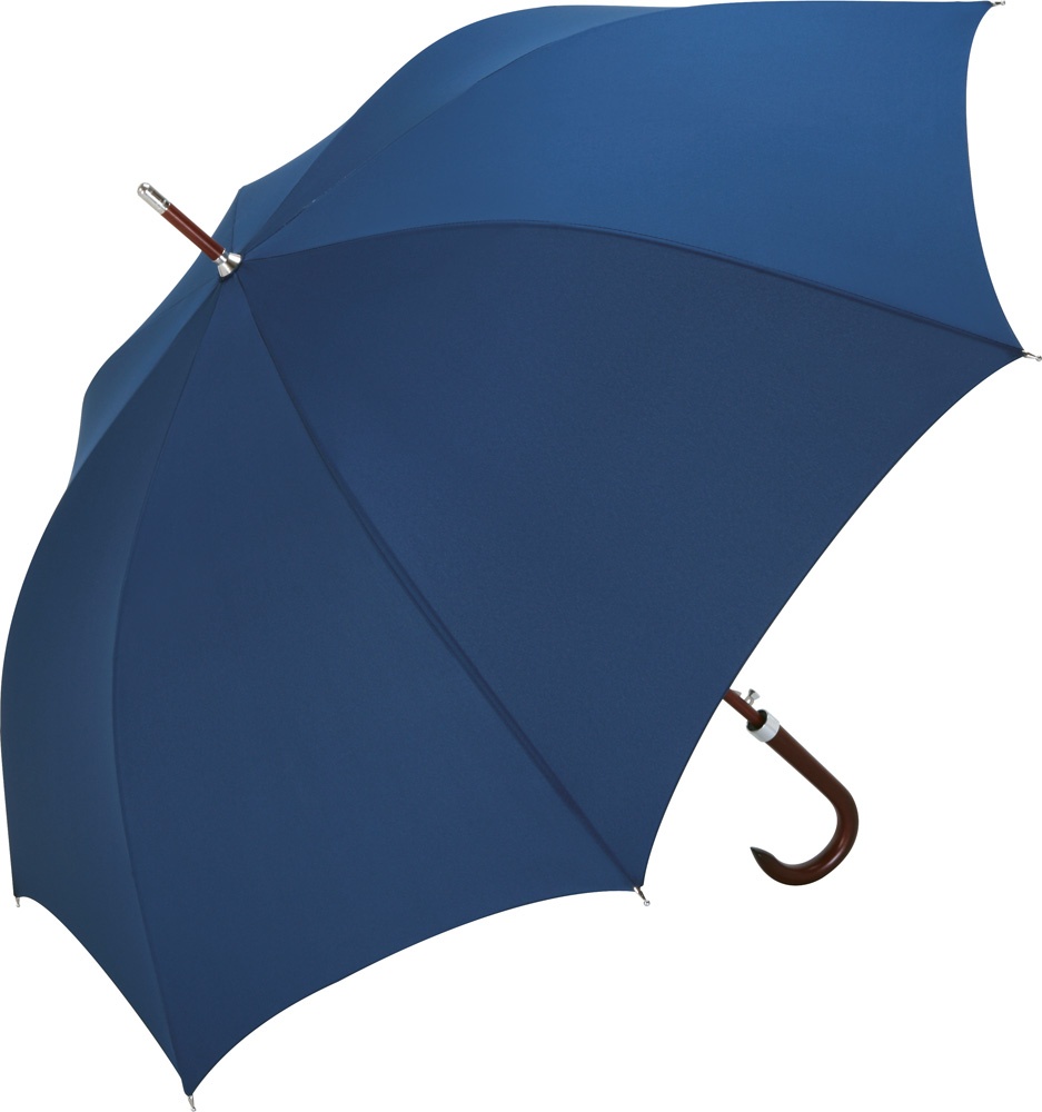 Logotrade advertising products photo of: AC woodshaft golf umbrella FARE®-Collection, Blue