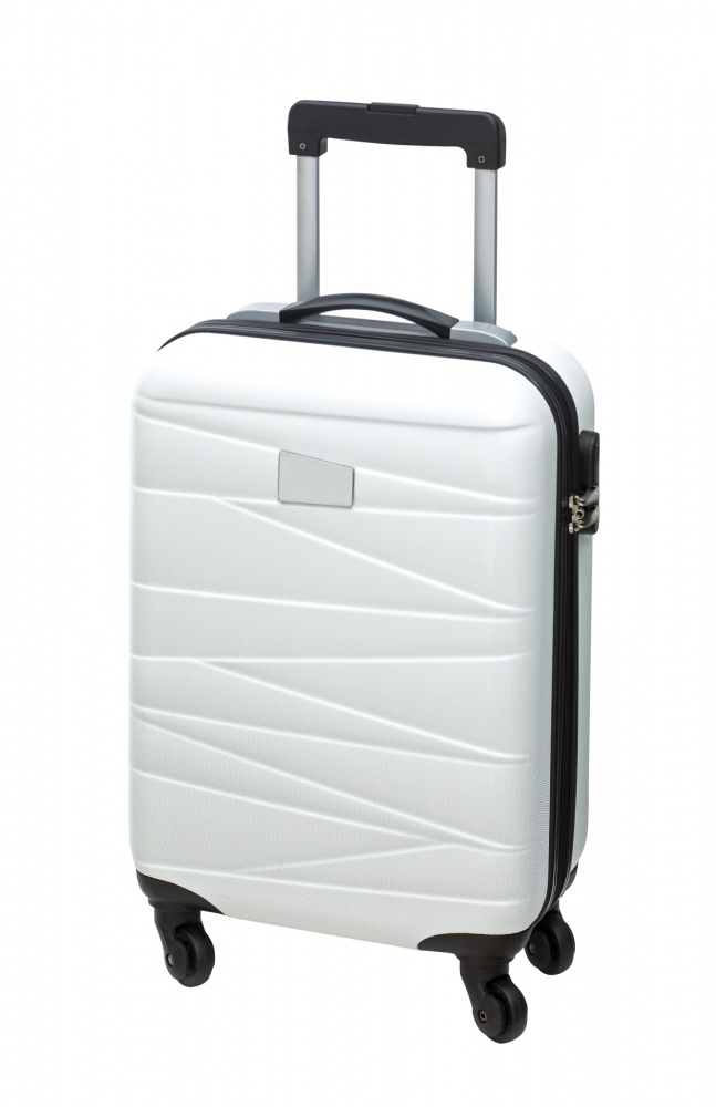 Logo trade advertising products image of: Trolley board case Padua, white