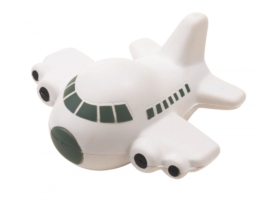 Logo trade promotional products picture of: Anti-stress plane, Take off, white