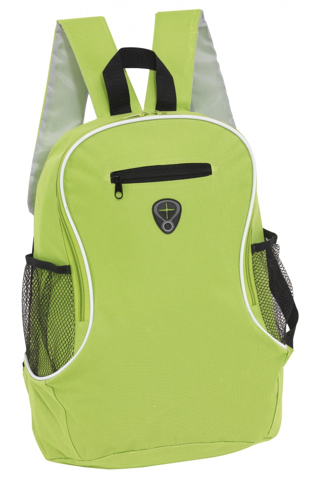 Logo trade promotional merchandise picture of: Backpack Tec, green