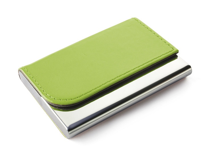 Logo trade promotional product photo of: Business card holder TIVAT, Green
