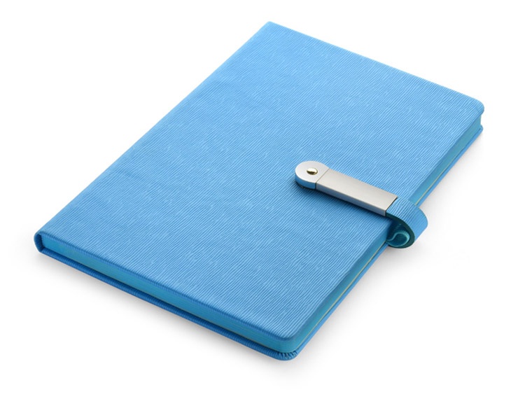 Logo trade promotional item photo of: Notebook MIND with USB flash drive 16 GB, A5