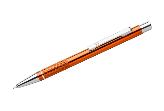 Logo trade promotional products image of: Ballpoint pen Bonito, orange