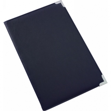 Logo trade promotional merchandise photo of: Conference folder with notepad and pen, blue