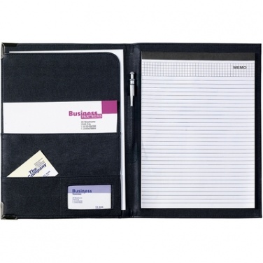 Logotrade promotional product image of: Conference folder with notepad and pen, blue