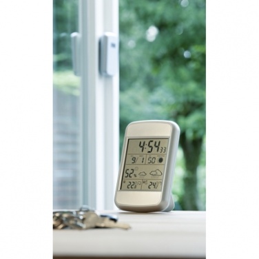 Logo trade advertising products image of: Weather station with outside sensor
