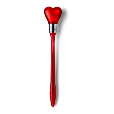 Logotrade business gifts photo of: Ball pen "heart", Red