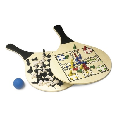 Logotrade corporate gift image of: Game set, beige