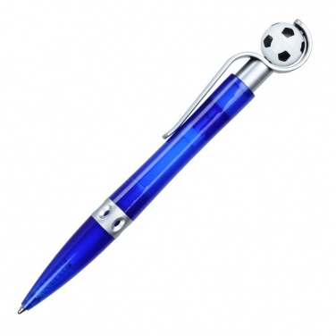 Logo trade promotional products image of: Kick ballpen, blue