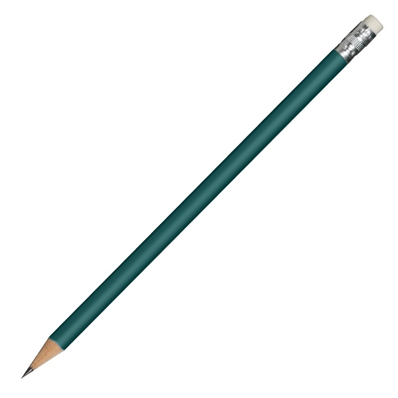 Logotrade promotional gift picture of: Wooden pencil, dark green