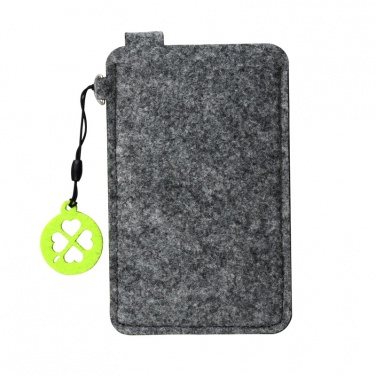 Logotrade promotional item picture of: Eco Sence smartphone case, green/grey