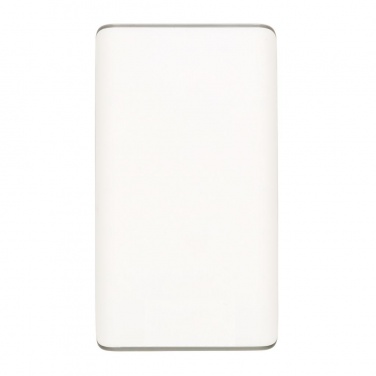 Logo trade promotional products picture of: 10.000 mAh powerbank with display, white