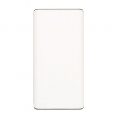 Logo trade corporate gifts image of: 20.000 mAh powerbank with display, white