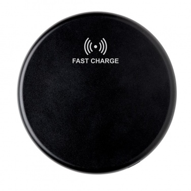 Logotrade promotional products photo of: Wireless 10W fast charging pad, black