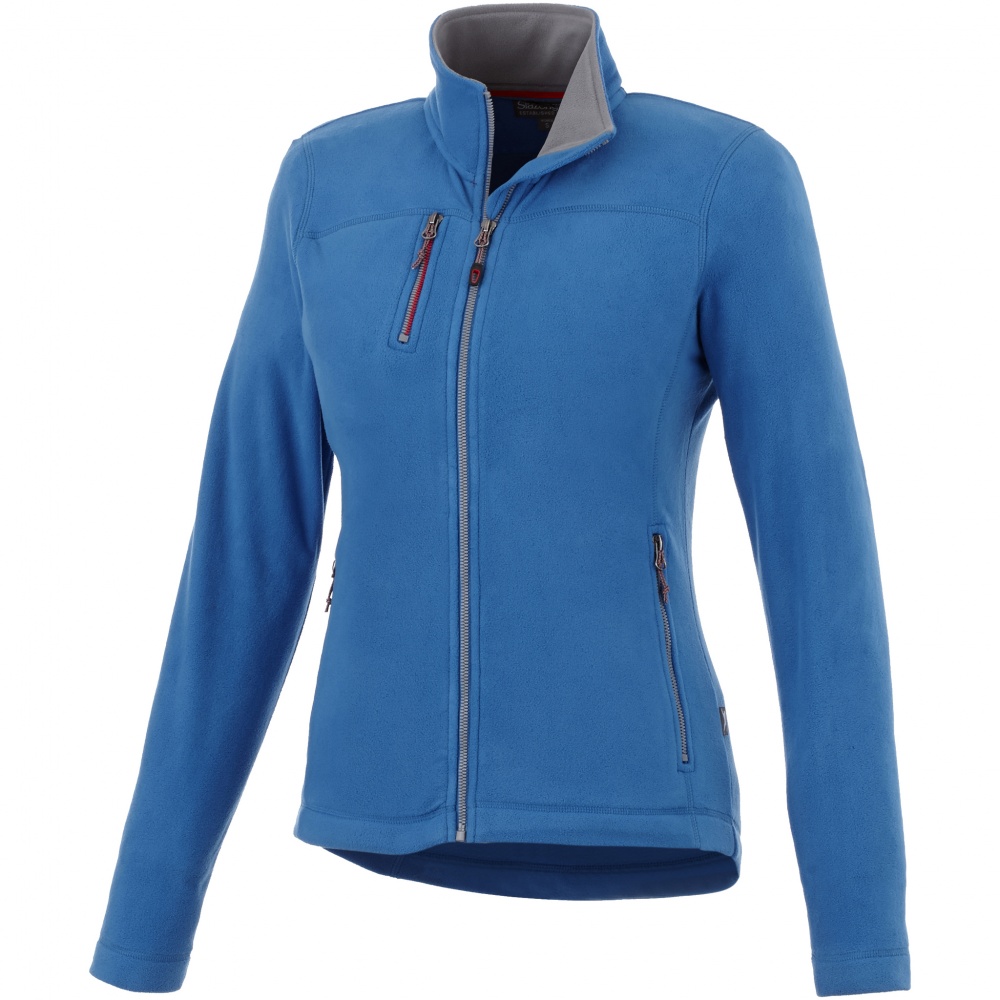Logo trade promotional giveaways picture of: Pitch microfleece ladies jacket