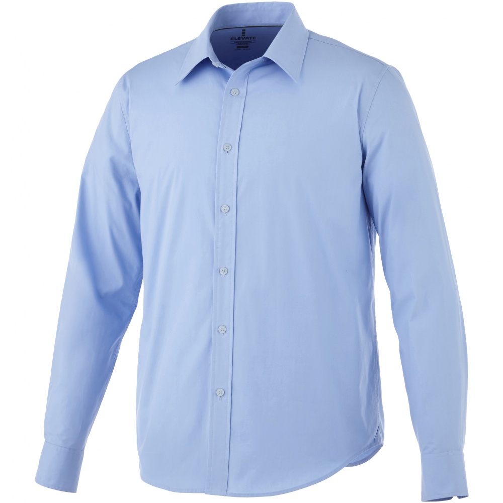 Logo trade advertising product photo of: Hamell long sleeve shirt, blue