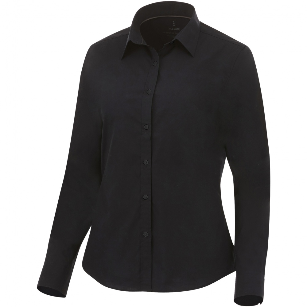 Logotrade corporate gifts photo of: Hamell long sleeve ladies shirt, black