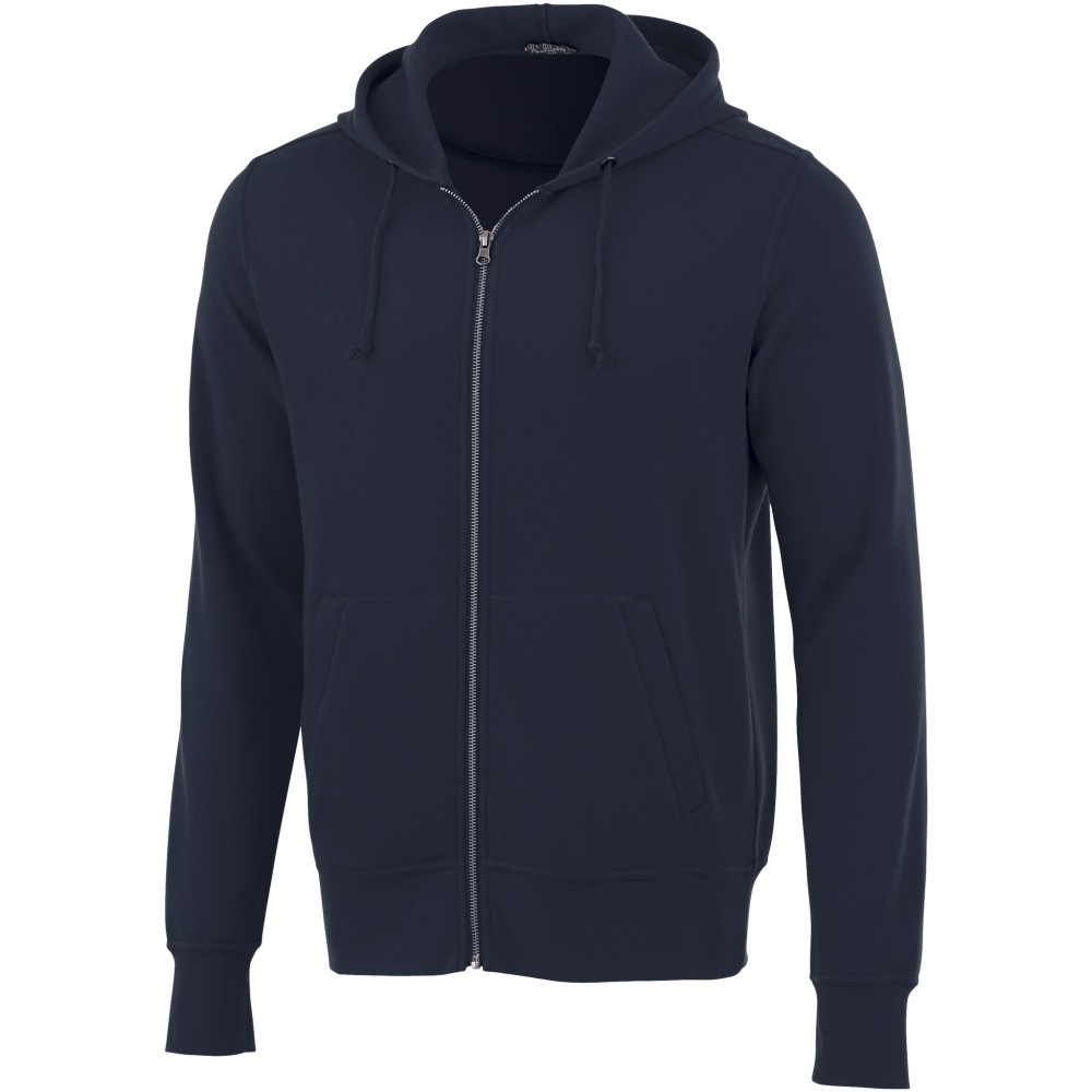 Logotrade promotional merchandise picture of: Cypress full zip hoodie, navy blue