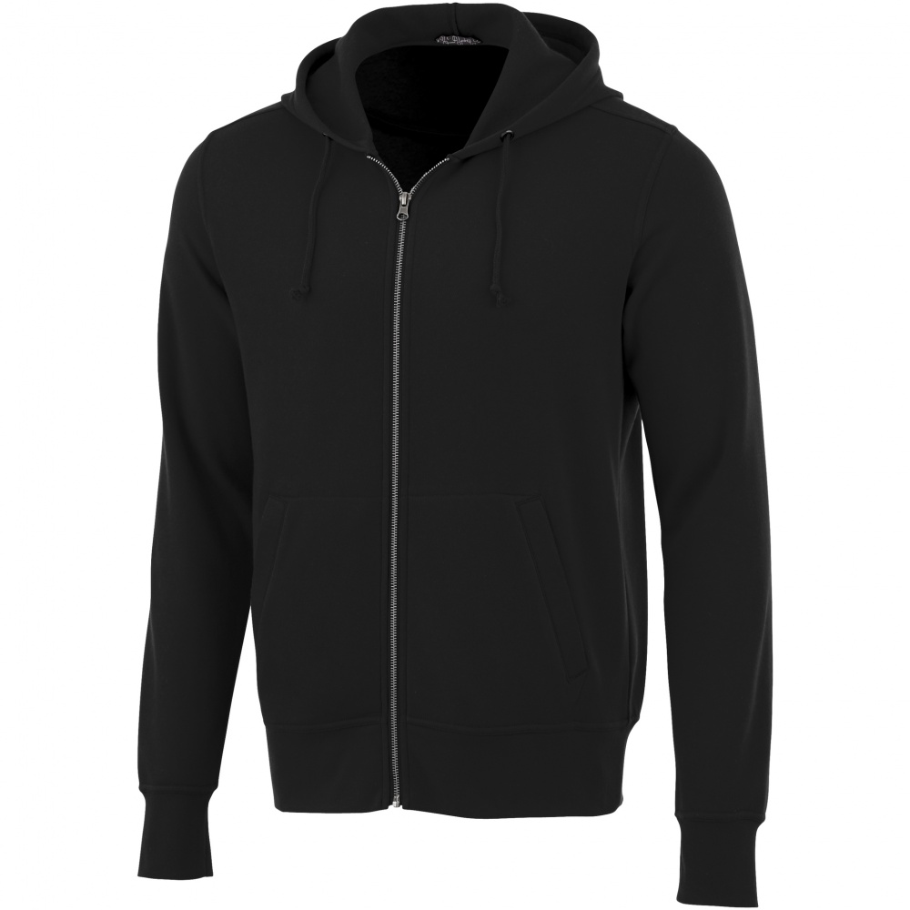 Logotrade promotional giveaway image of: Cypress full zip hoodie, black