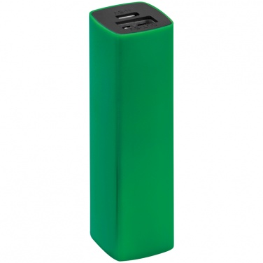 Logotrade promotional product image of: 2200 mAh Powerbank with case, Green