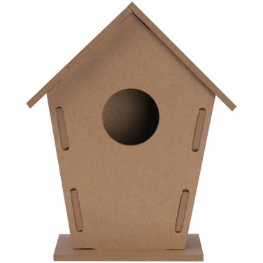 Logo trade corporate gifts image of: Bird house, beige