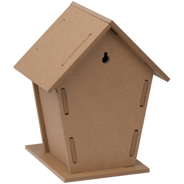 Logo trade promotional giveaways image of: Bird house, beige