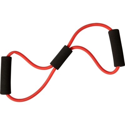 Logo trade promotional item photo of: Elastic fitness training strap, Red