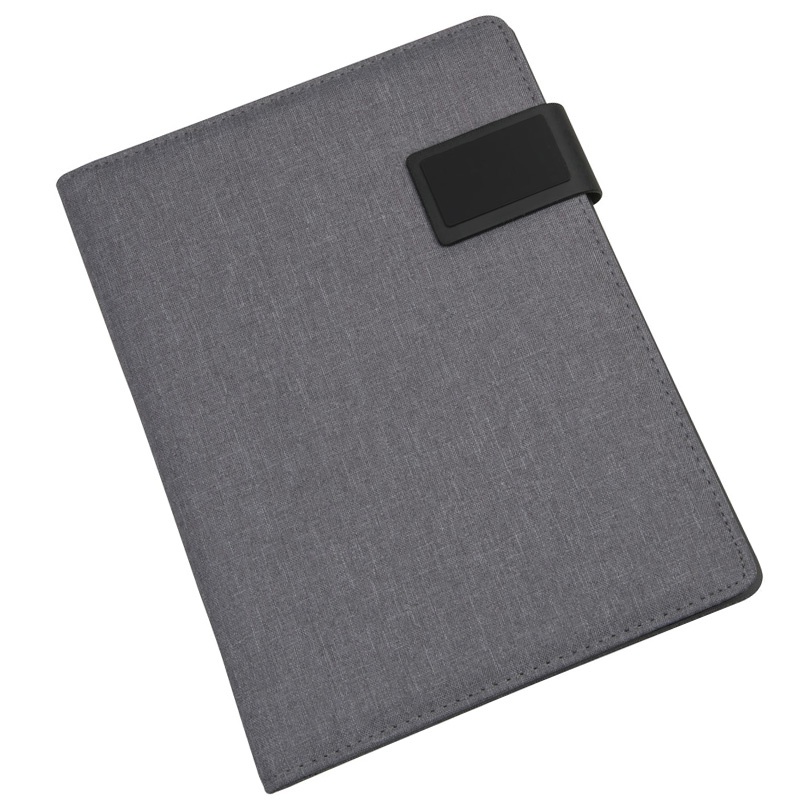 Logotrade corporate gift image of: A4 Conference folder SALERMO, Grey