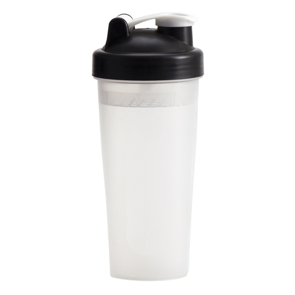 Logotrade promotional gift image of: 600 ml Muscle Up shaker, black