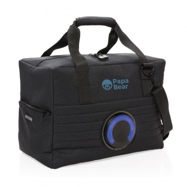 Logotrade promotional merchandise picture of: Party speaker cooler bag, black