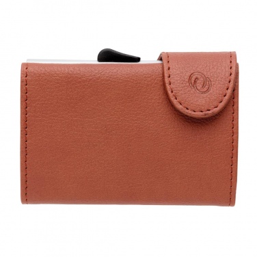 Logo trade promotional products picture of: C-Secure RFID card holder & wallet, brown