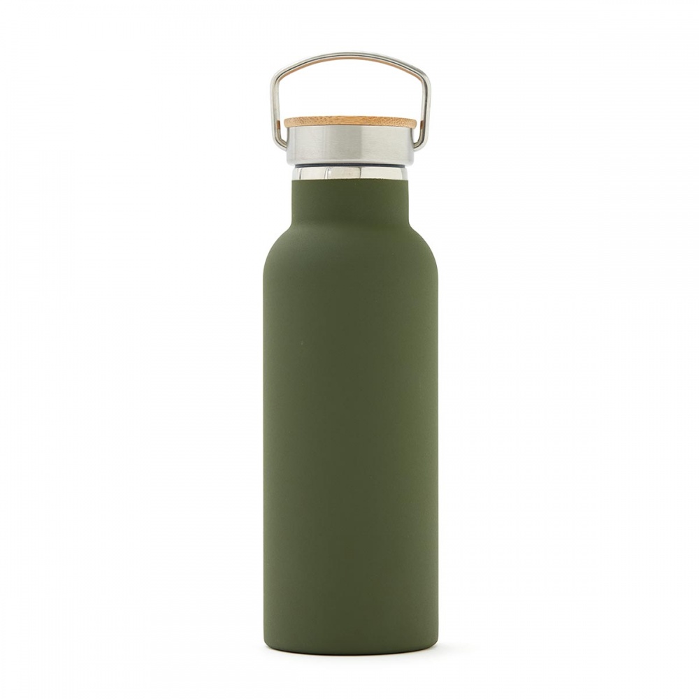 Logo trade promotional gift photo of: Miles insulated bottle, green