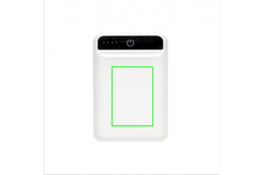 Logotrade advertising product picture of: 10.000 mAh pocket powerbank, White