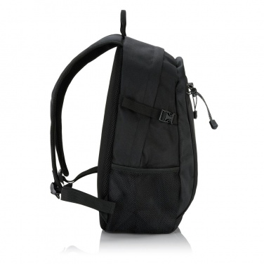 Logo trade promotional merchandise image of: Swiss Peak outdoor backpack, black