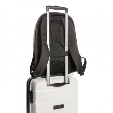 Logotrade promotional item picture of: Swiss Peak anti-theft 15” laptop backpack, Black