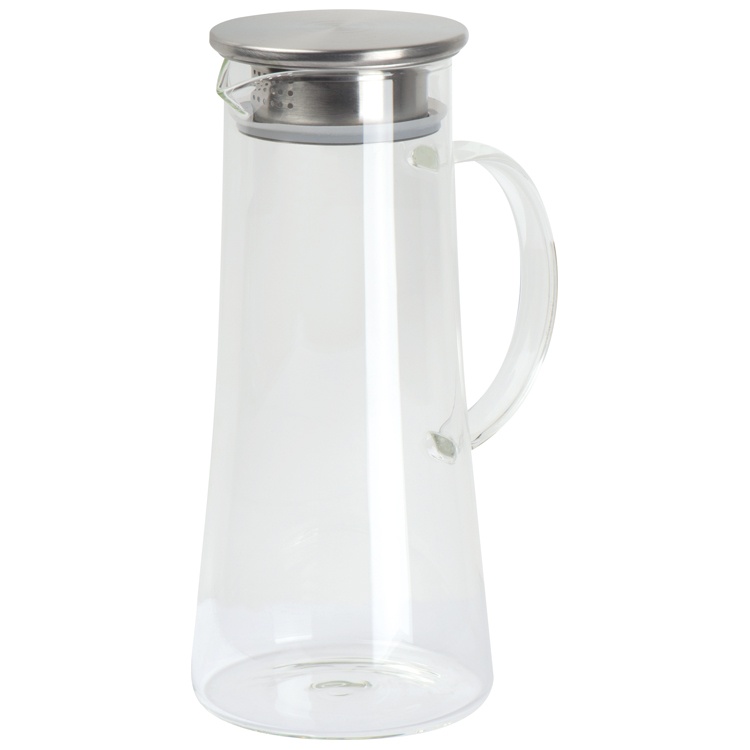 Logo trade business gifts image of: Glass carafe 1400 ml